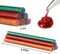 120pcs Colored Glue Sticks - 0.28" x 3.9", Mini Size Melt Hot Glue Sticks in 24 Colors, 60pcs Colored + 60pcs Glitter, Multipurpose for Art Craft Project, General Repair, Bonding, Sealing